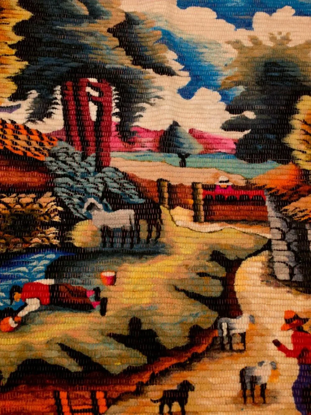 Handmade vintage andean